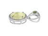 Libyan Desert Glass & Moldavite Pendant LDG-RDP-755-MLD-LOOP.