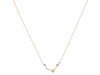 Aries Zodiac Star Constellation Lemon Quartz & White Topaz Necklace LEM-RDN-488.