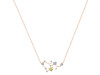 Sagittarius Zodiac Star Constellation Lemon Quartz & White Topaz Necklace LEM-RDN-496.