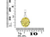 Lemon Quartz Pendant LEM-RDP-737.