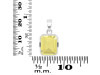 Lemon Quartz Pendant LEM-RDP-791.