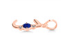 Lapis & White Topaz Alphabet J Pendant LLP-RDA-10.