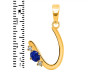 Lapis & White Topaz Alphabet U Pendant LLP-RDA-21.