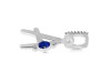 Lapis & White Topaz Alphabet A Pendant LLP-RDA-27.