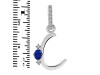 Lapis & White Topaz Alphabet C Pendant LLP-RDA-29.