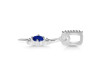 Lapis & White Topaz Alphabet I Pendant LLP-RDA-35.
