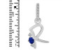 Lapis & White Topaz Alphabet R Pendant LLP-RDA-44.