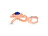 Lapis & White Topaz Alphabet R Pendant LLP-RDA-44.