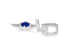 Lapis & White Topaz Alphabet T Pendant LLP-RDA-46.