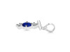 Lapis & White Topaz Alphabet T Pendant LLP-RDA-72.