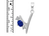 Lapis & White Topaz Alphabet Y Pendant LLP-RDA-77.