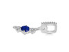 Lapis & White Topaz Alphabet I Pendant LLP-RDA-87.