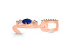 Lapis & White Topaz Alphabet L Pendant LLP-RDA-90.