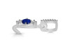 Lapis & White Topaz Alphabet L Pendant LLP-RDA-90.