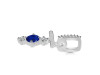 Lapis & White Topaz Alphabet T Pendant LLP-RDA-98.