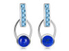 Lapis & Blue Topaz Earring LLP-RDE-104.
