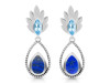 Lapis & Blue Topaz Earring LLP-RDE-57.