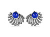 Lapis Stud Earring LLP-RDE-71.