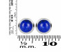 Lapis Stud Earring LLP-RDE-719.