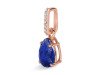 Lapis & White Topaz Pendant LLP-RP-76.