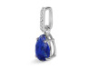 Lapis & White Topaz Pendant LLP-RP-76.