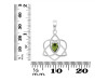 Moldavite Triquetra Heart Knot Pendant MLD-RDEP-880.