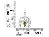 Moldavite Crescent Moon Pendant MLD-RDEP-890.