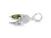 Moldavite Crescent Moon Pendant MLD-RDEP-890.
