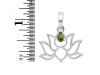 Moldavite Lotus Pendant MLD-RDN-156-A.