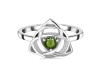 Moldavite Triquetra Ring MLD-RDR-2142.