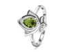 Moldavite Lotus Ring MLD-RDR-2157.
