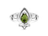 Moldavite Lotus Ring MLD-RDR-2157.