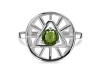Moldavite Illuminati Ring MLD-RDR-2158.