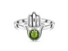 Moldavite Hamsa Hand Ring MLD-RDR-2163.