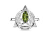 Moldavite Triquetra Ring MLD-RDR-2166.