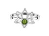 Moldavite Lotus Ring MLD-RDR-2168.