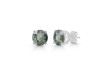 Moss Agate Stud Earring MOA-RDE-1436