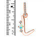 Opal & White Topaz Alphabet L Pendant OPL-RDA-38.