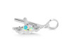 Opal & White Topaz Alphabet A Pendant OPL-RDA-53.