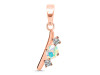 Opal & White Topaz Alphabet I Pendant OPL-RDA-61.