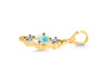 Opal & White Topaz Alphabet I Pendant OPL-RDA-61.
