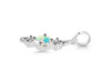 Opal & White Topaz Alphabet I Pendant OPL-RDA-61.