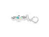 Opal & White Topaz Alphabet T Pendant OPL-RDA-72.
