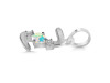 Opal & White Topaz Alphabet Z Pendant OPL-RDA-78.