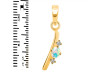Opal & White Topaz Alphabet I Pendant OPL-RDA-9.