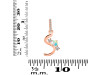 Opal & White Topaz Alphabet S Pendant OPL-RDA-97.