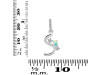 Opal & White Topaz Alphabet S Pendant OPL-RDA-97.
