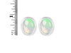 Opal Stud Earring OPL-RDE-1256.