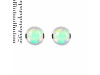 Opal Stud Earring OPL-RDE-724.