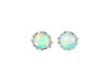 Opal Stud Earring OPL-RDE-809.